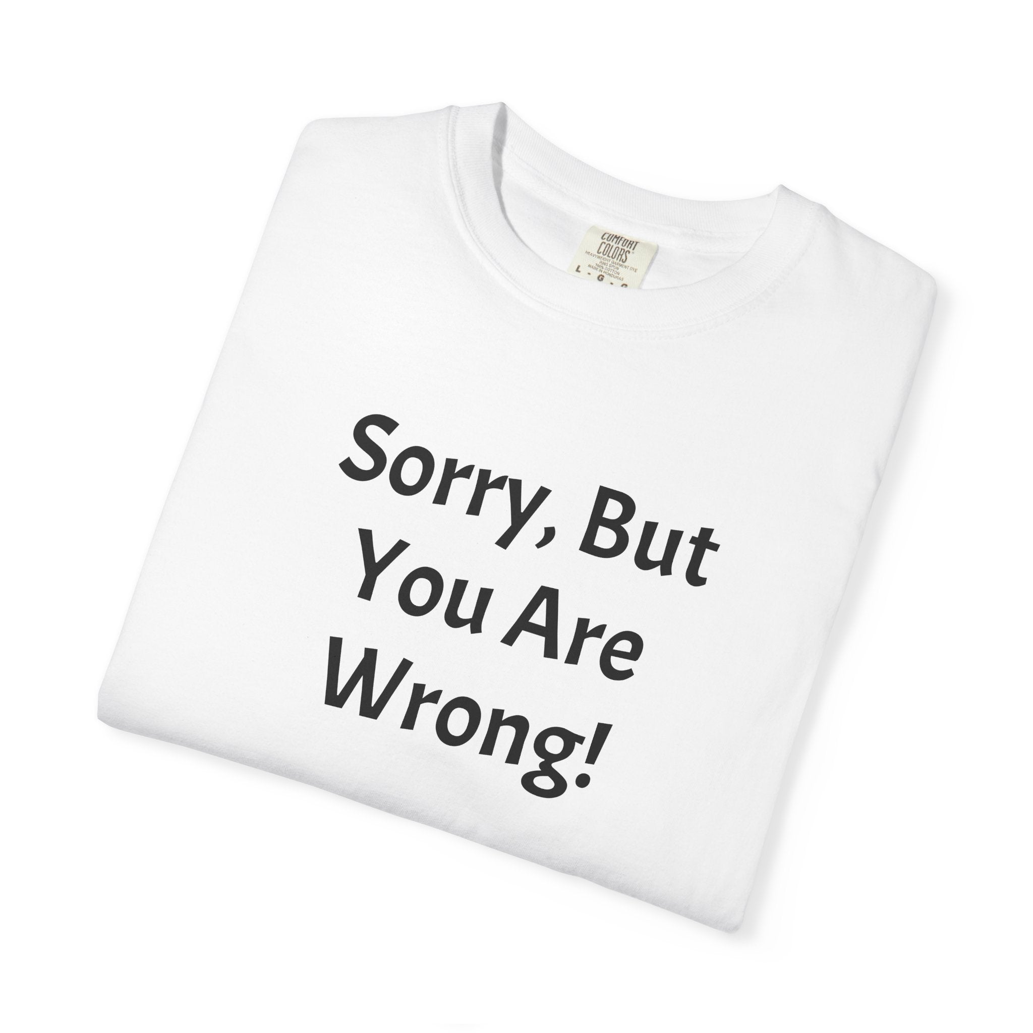 Sorry, But You Are Wrong! T-Shirt