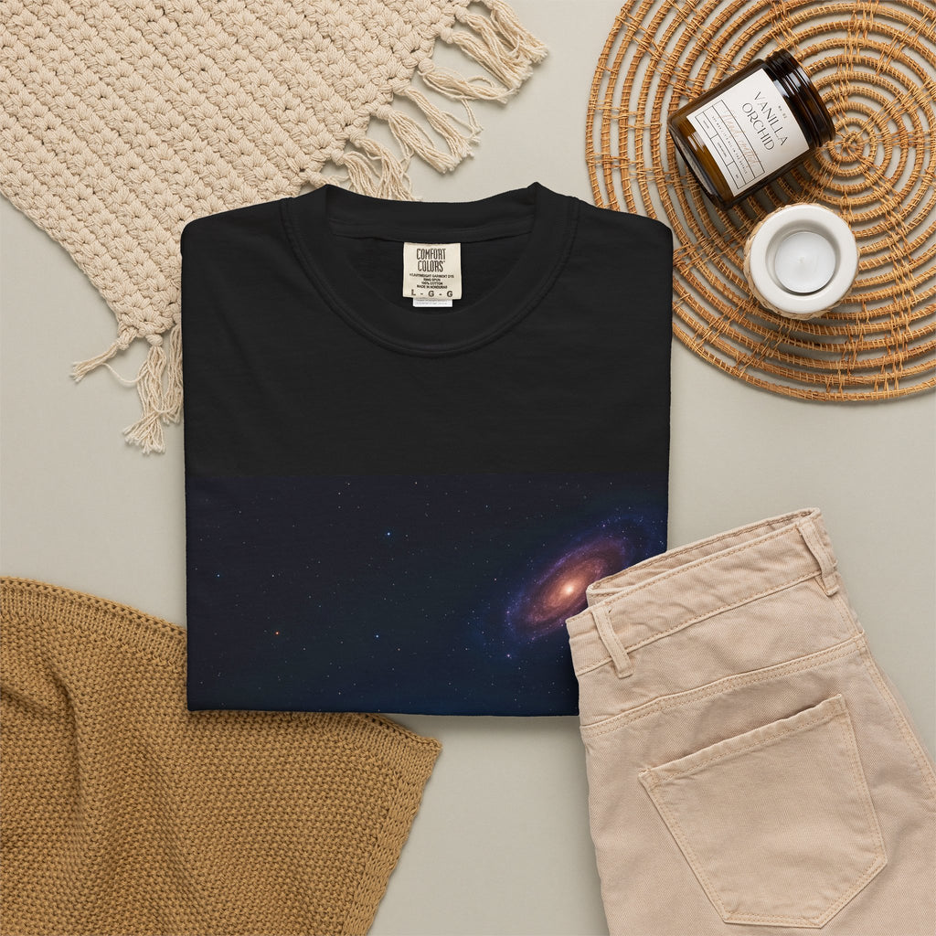 Cosmic Horizon T‑Shirt — Earth & Galaxy Space Graphic Tee