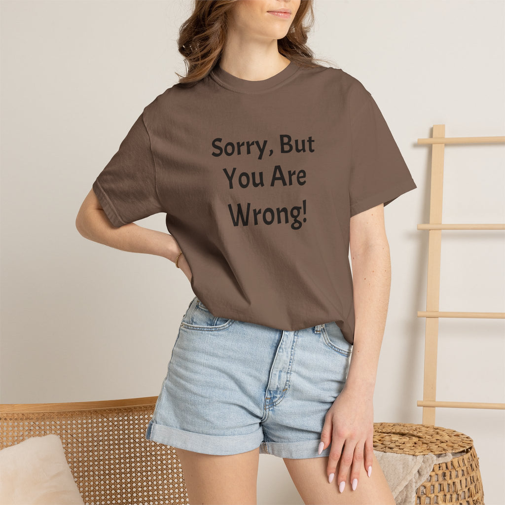 Sorry, But You Are Wrong! T-Shirt