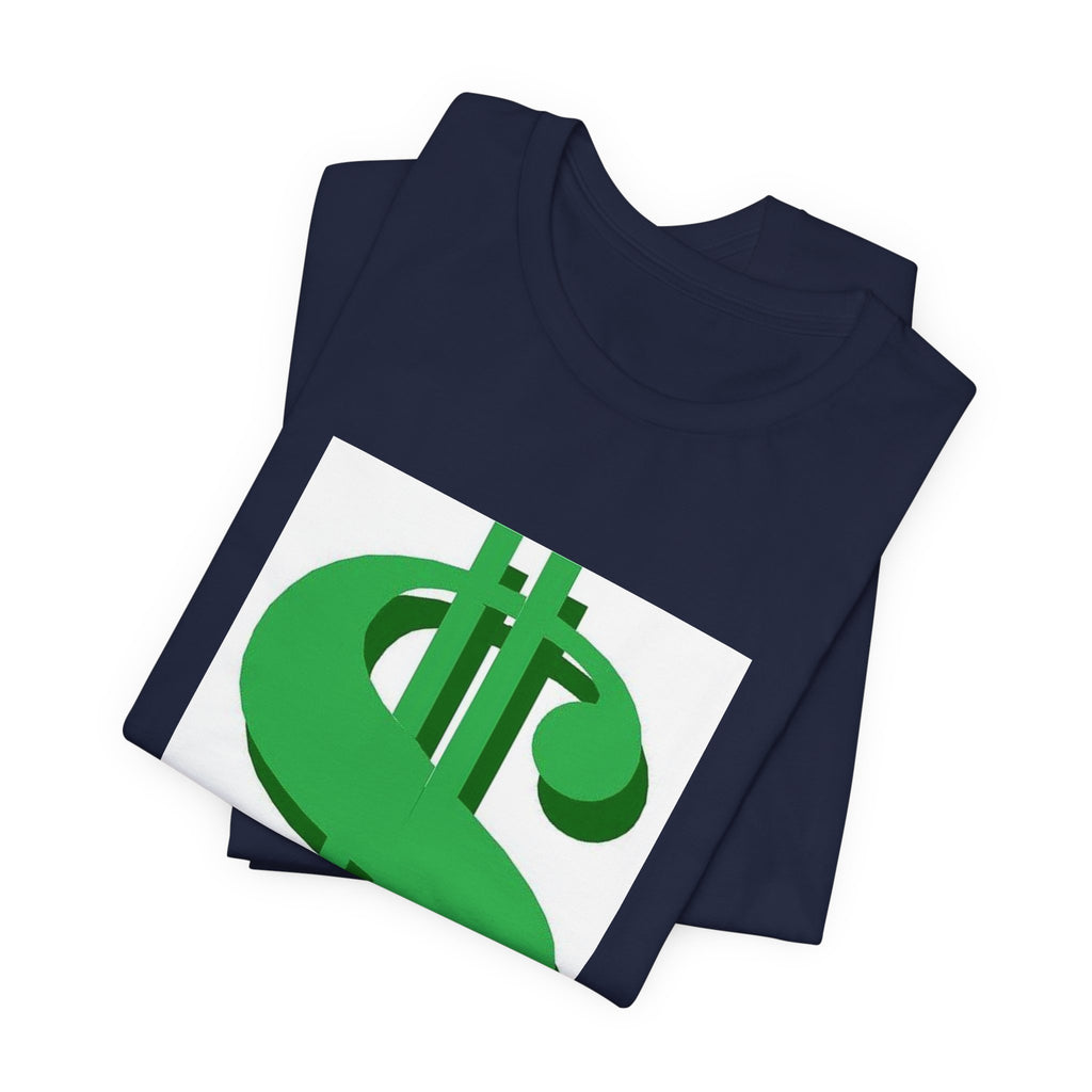 Dollar Sign Graphic Tee — Green Money Symbol T-Shirt