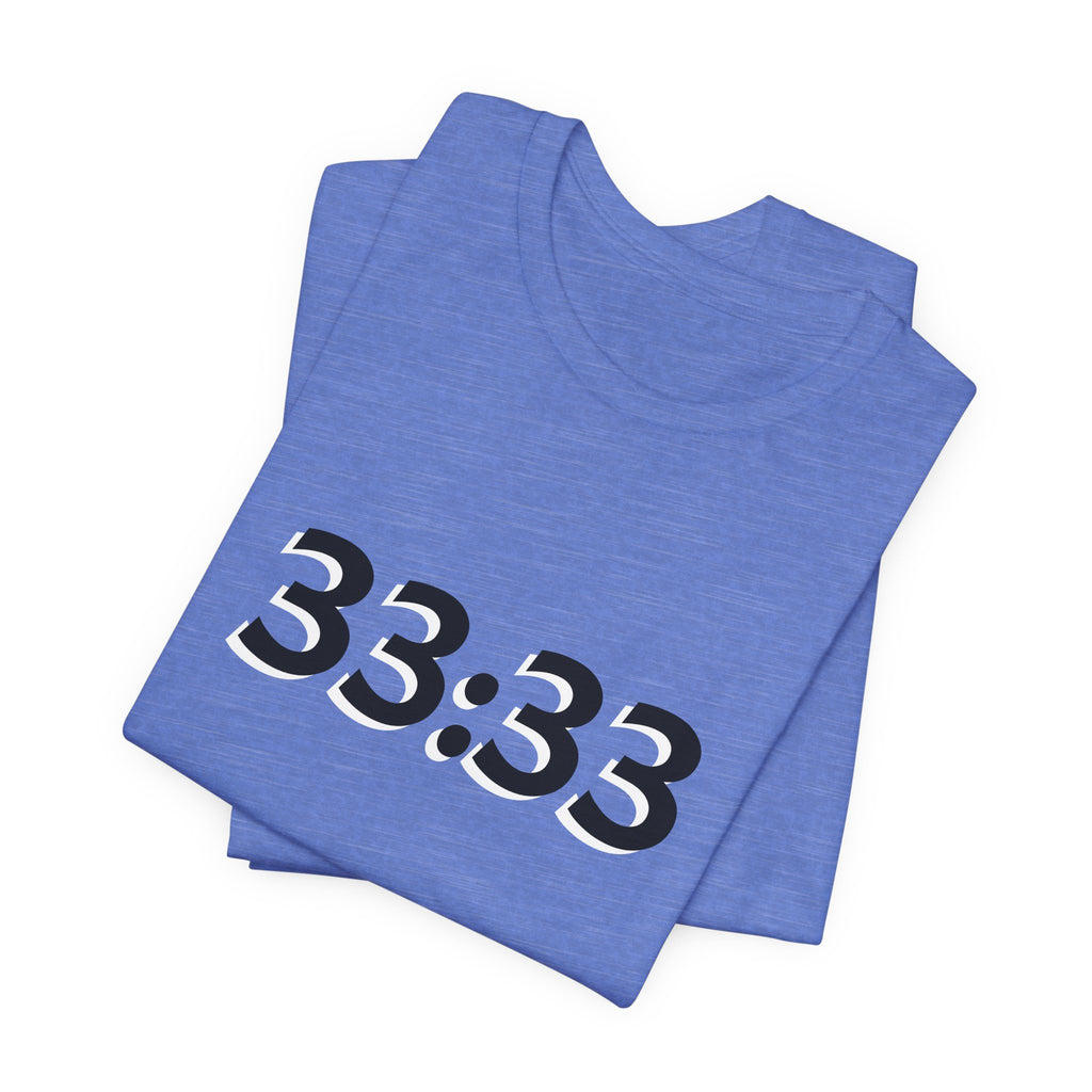 33:33 Take A Guess Tee — Funny Mystery Number Graphic T-Shirt