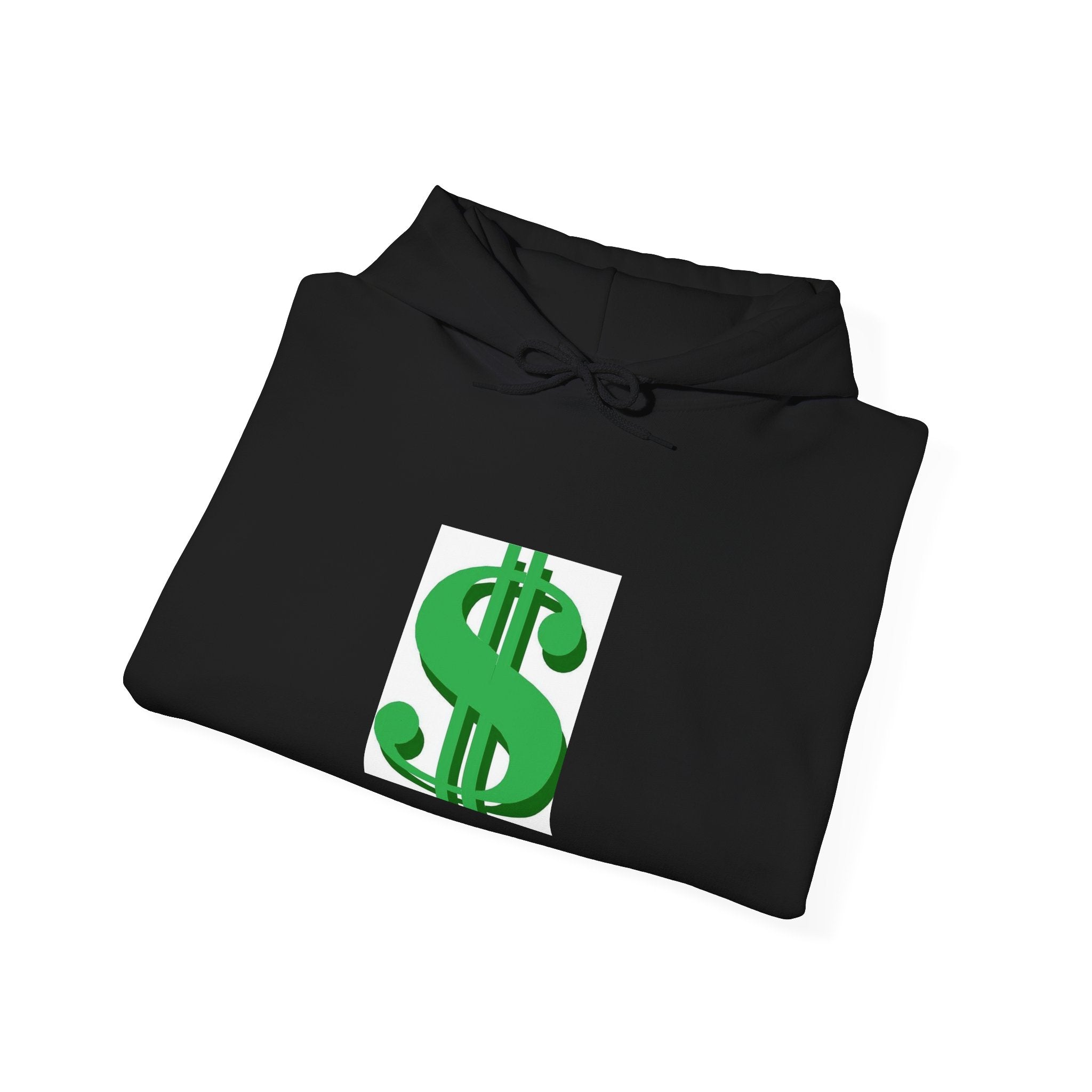 Dollar Sign Hoodie — Green Money Symbol Pullover