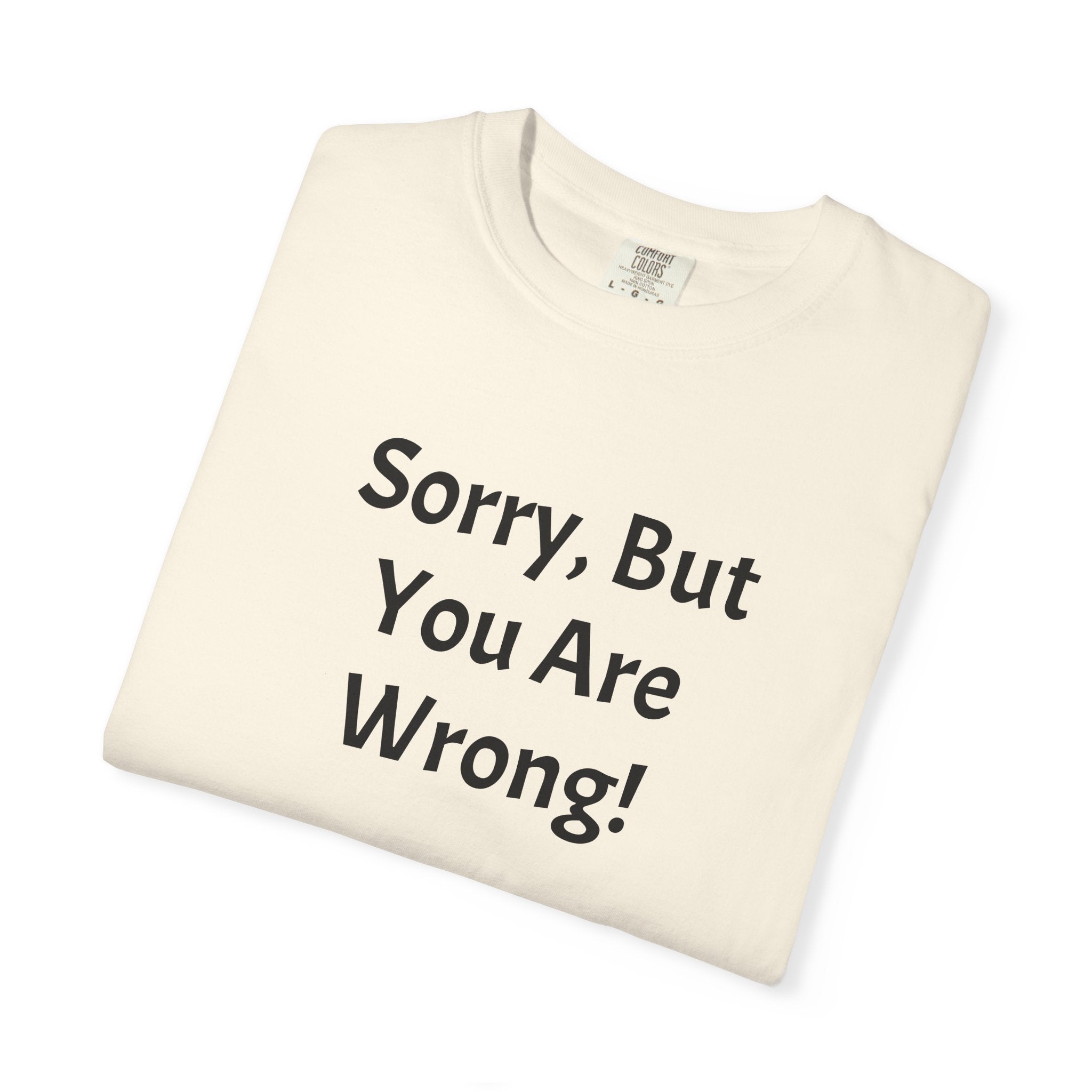 Sorry, But You Are Wrong! T-Shirt