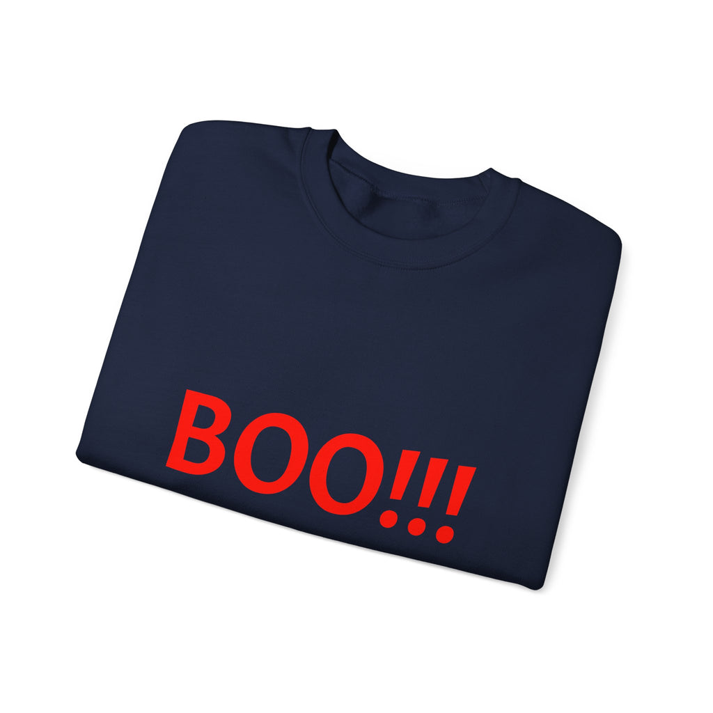 BOO!!! Halloween Crewneck Sweatshirt