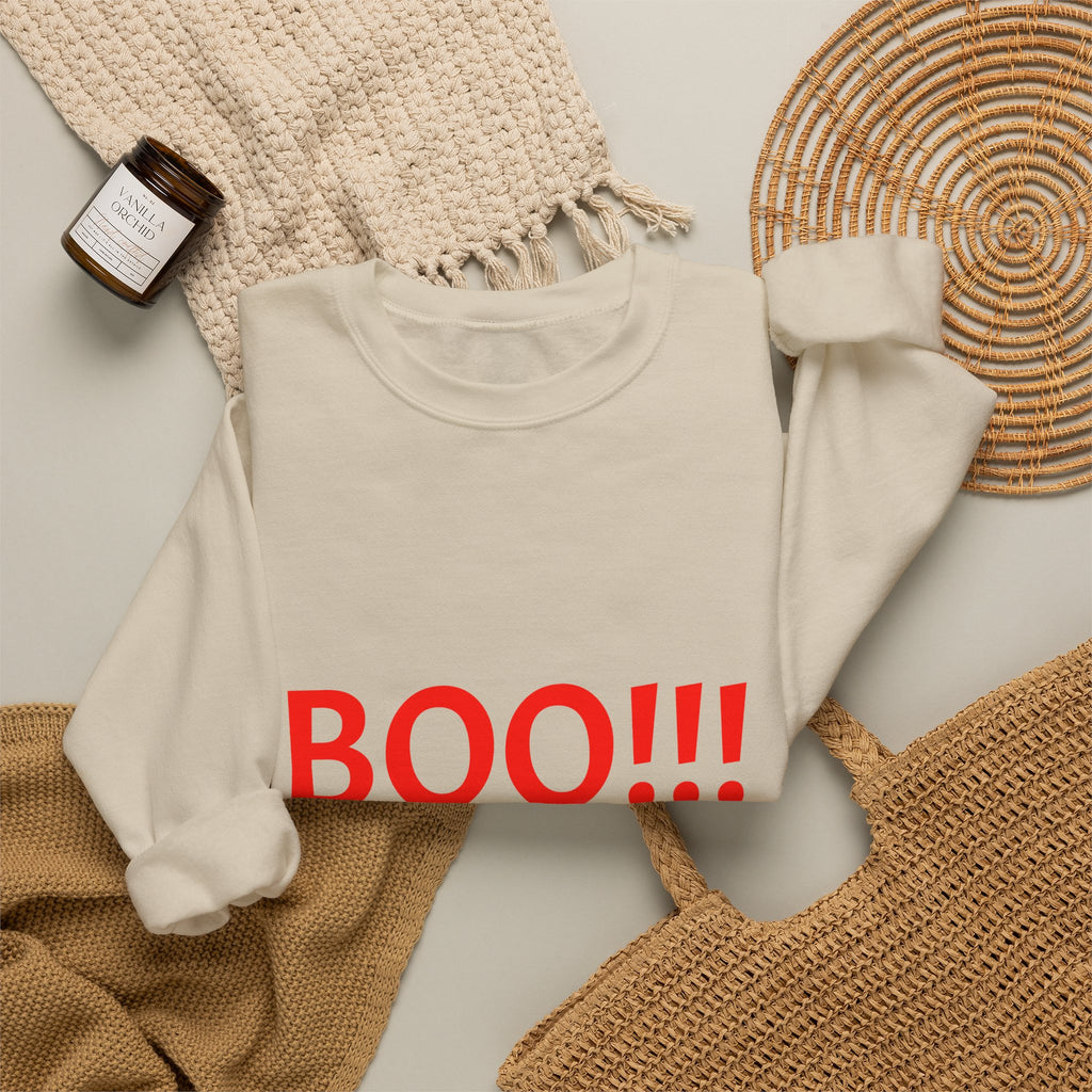 BOO!!! Halloween Crewneck Sweatshirt