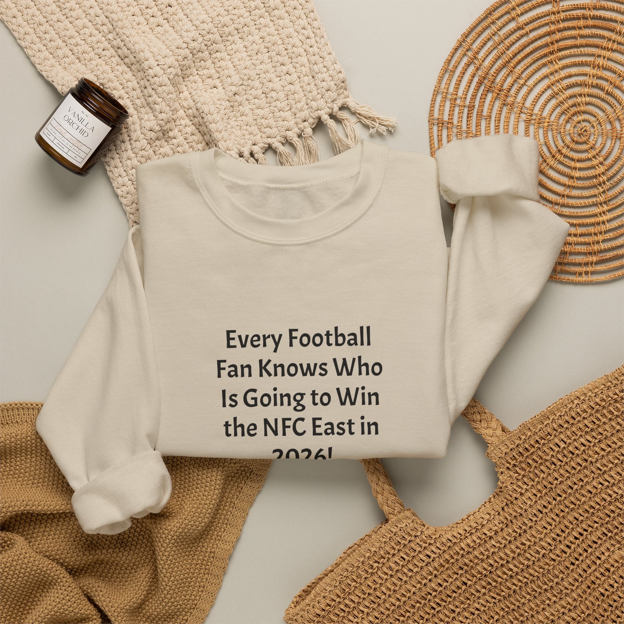 NFC East 2026 Prediction Crewneck Sweatshirt - "GO BIRDS!" Football Fan Pullover