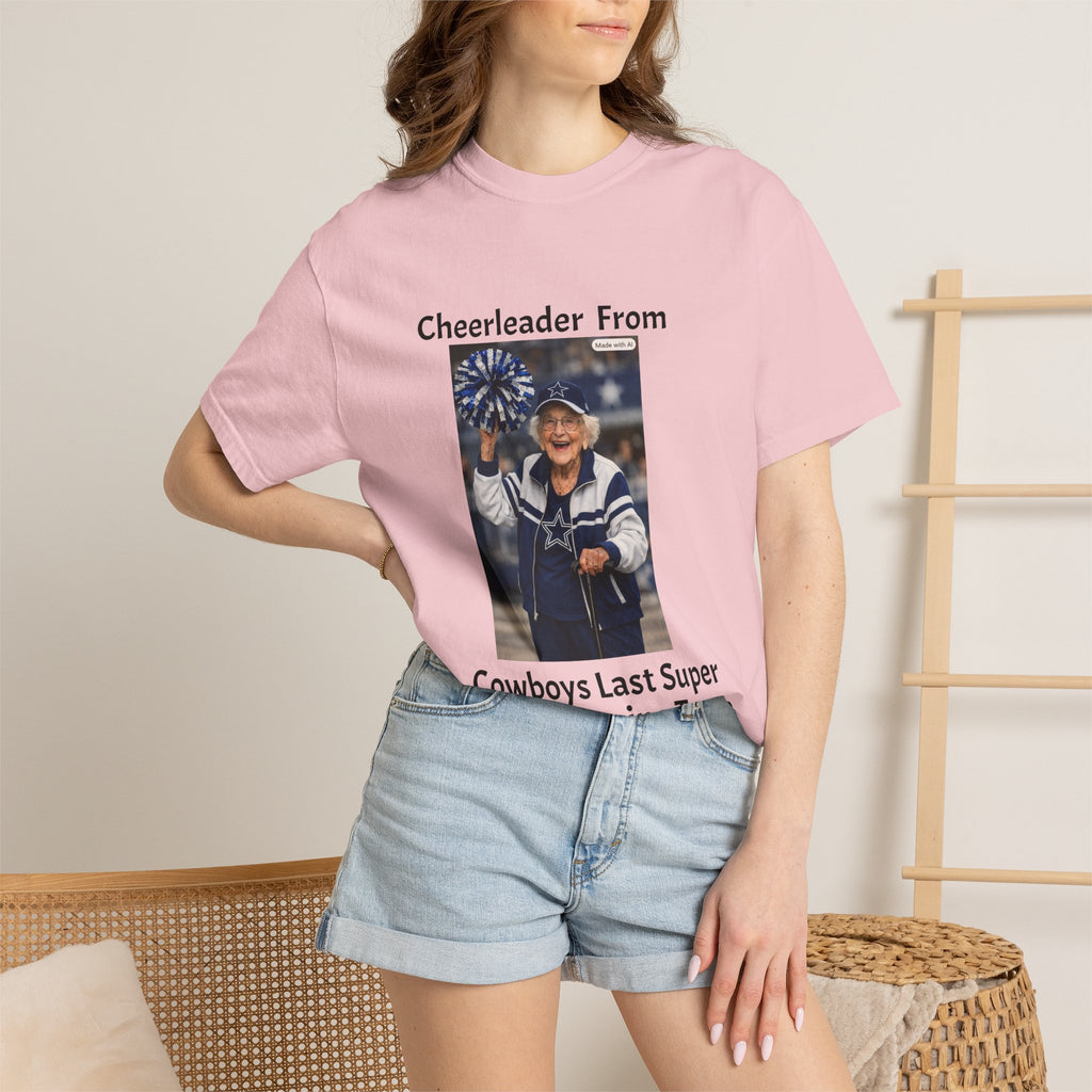 Cowboys Super Bowl Cheerleader T-Shirt — Vintage Fan Tee