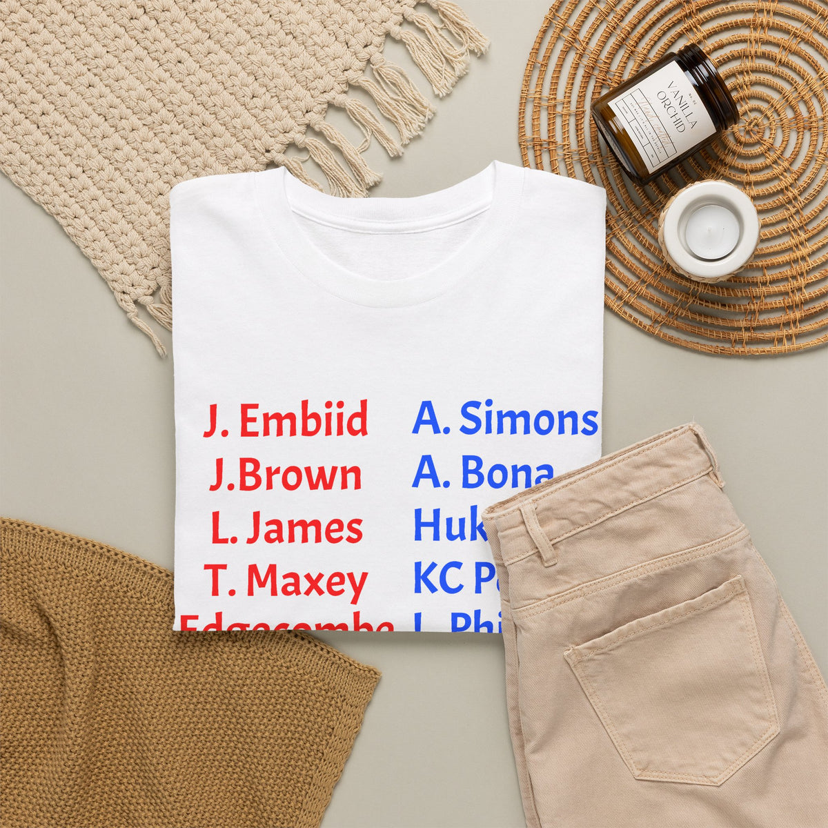 2026-27 Sixers Roster T-Shirt — Philadelphia Basketball Fan Tee