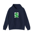Dollar Sign Hoodie — Green Money Symbol Pullover