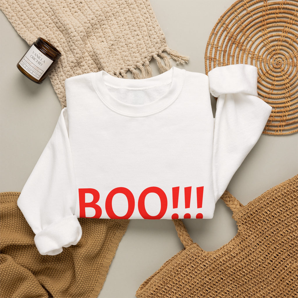 BOO!!! Halloween Crewneck Sweatshirt