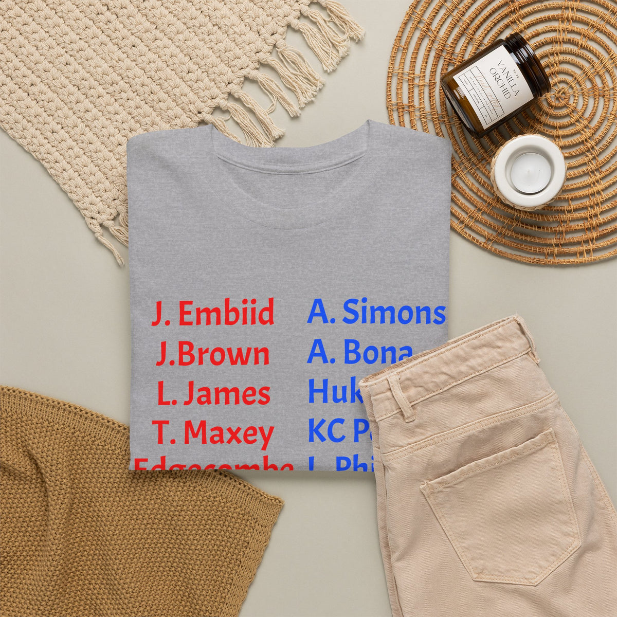 2026-27 Sixers Roster T-Shirt — Philadelphia Basketball Fan Tee