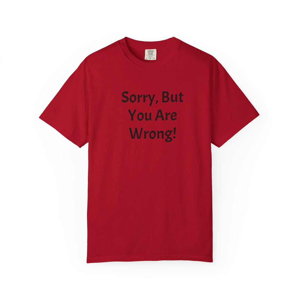 Sorry, But You Are Wrong! T-Shirt