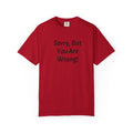 Sorry, But You Are Wrong! T-Shirt