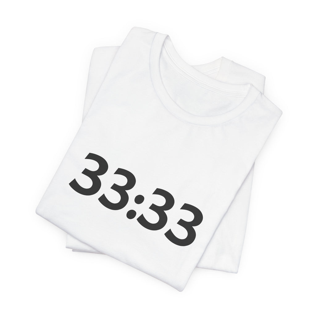 33:33 Take A Guess Tee — Funny Mystery Number Graphic T-Shirt