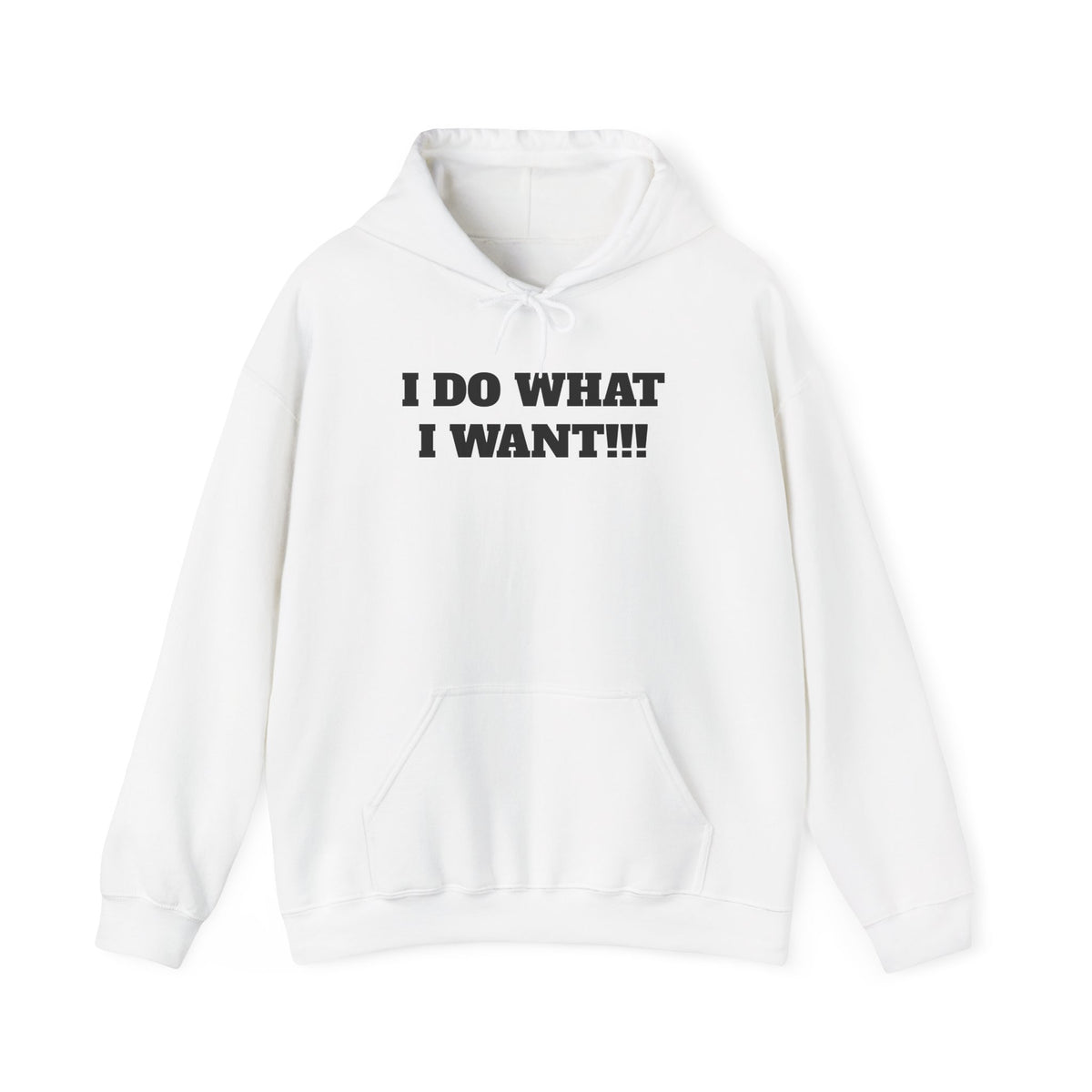 Hoodie — I DO WHAT I WANT!!! Bold Statement Pullover