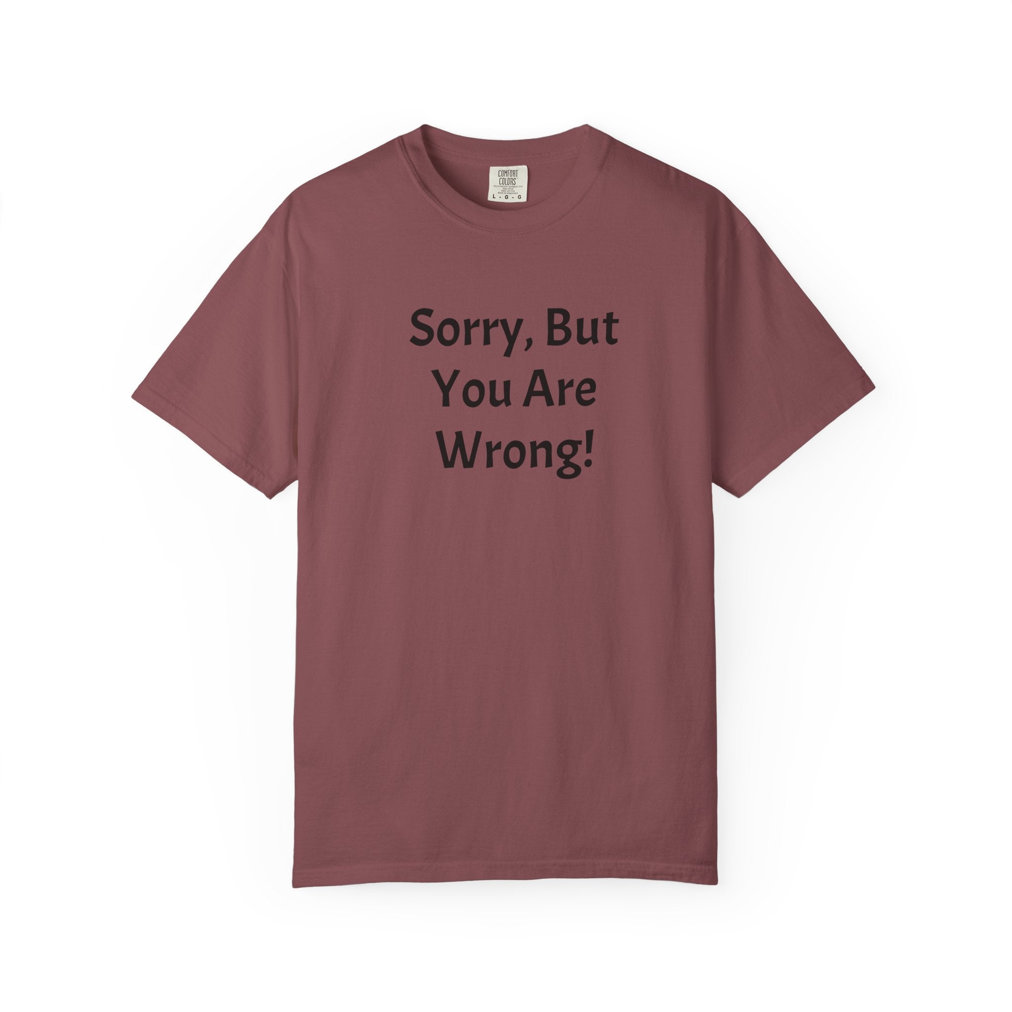Sorry, But You Are Wrong! T-Shirt