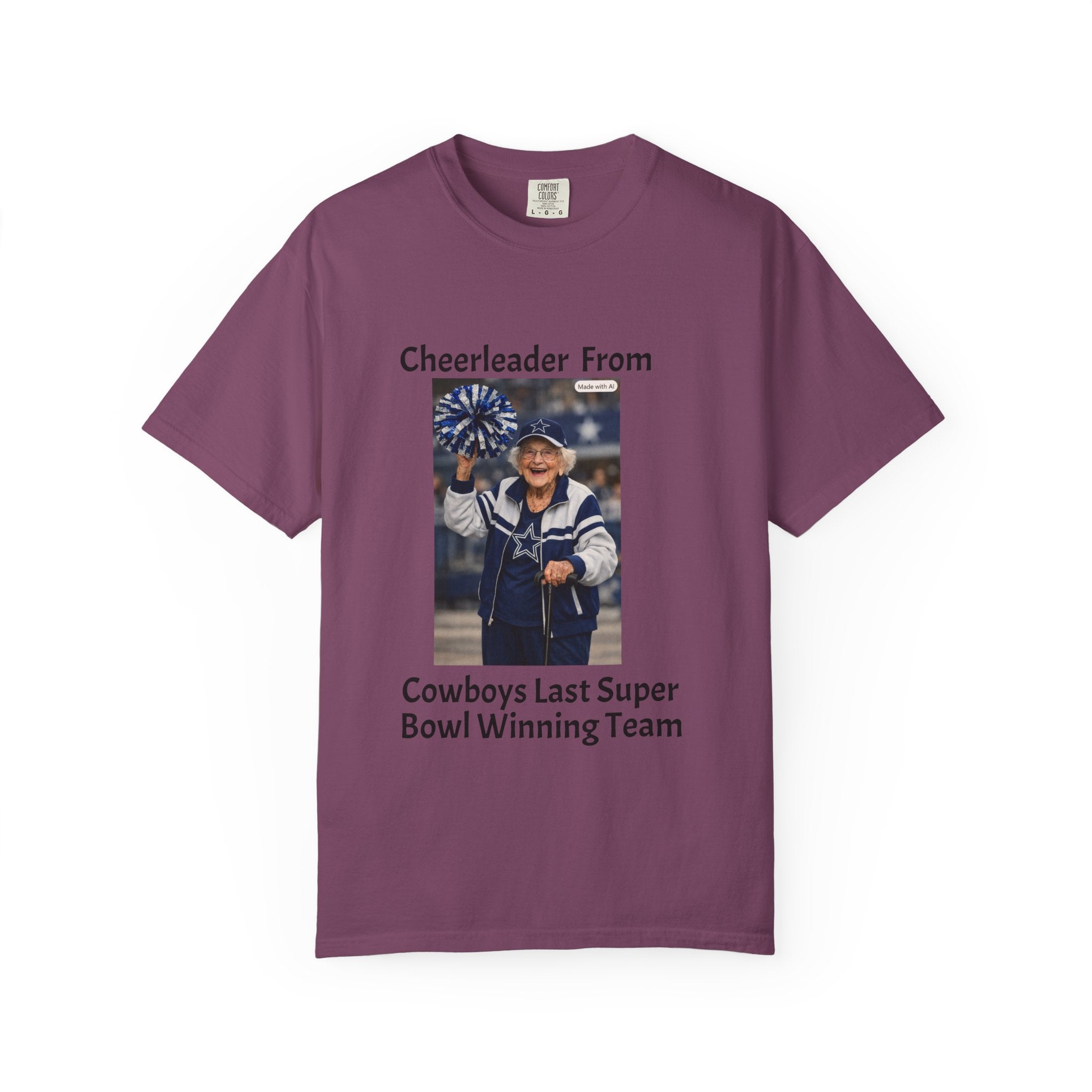 Cowboys Super Bowl Cheerleader T-Shirt — Vintage Fan Tee