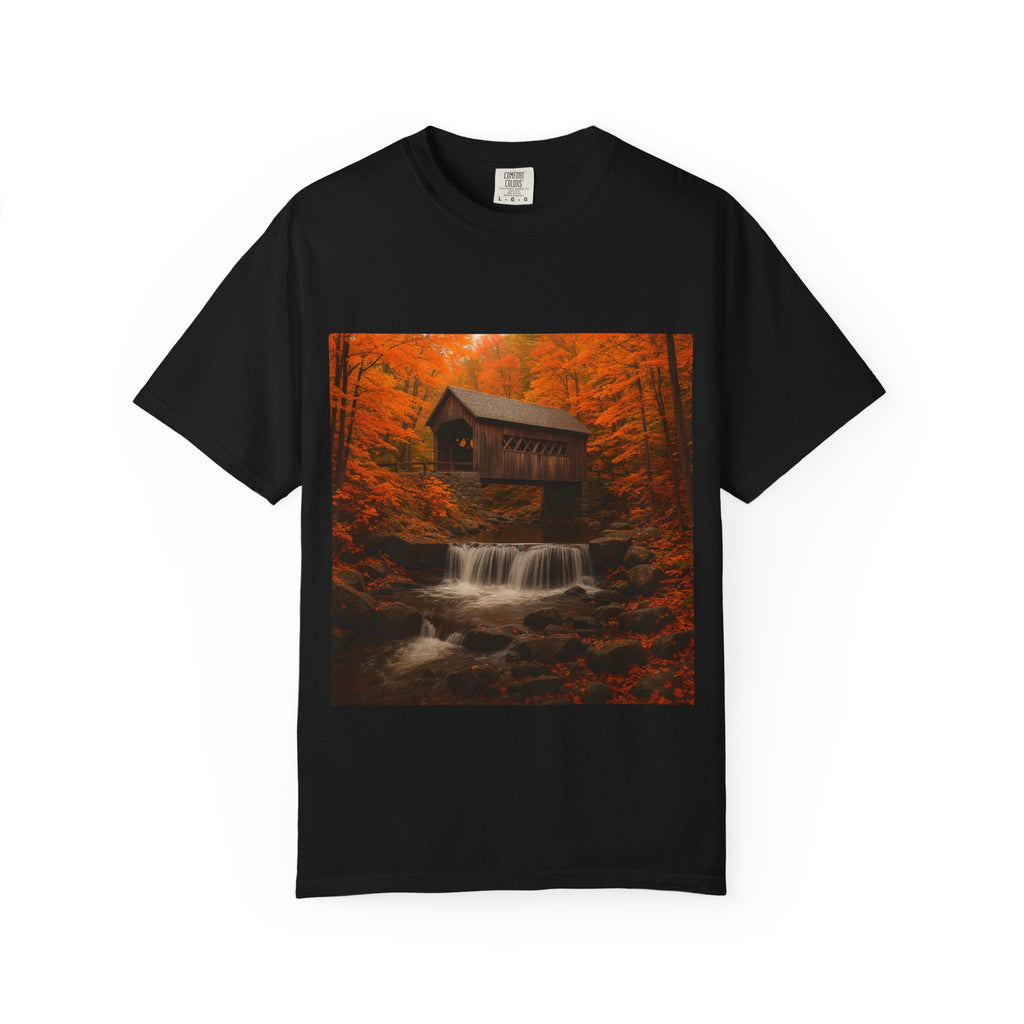 Autumn Covered Bridge T-Shirt