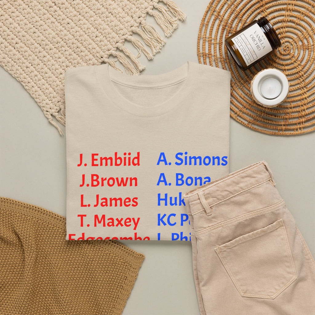 2026-27 Sixers Roster T-Shirt — Philadelphia Basketball Fan Tee