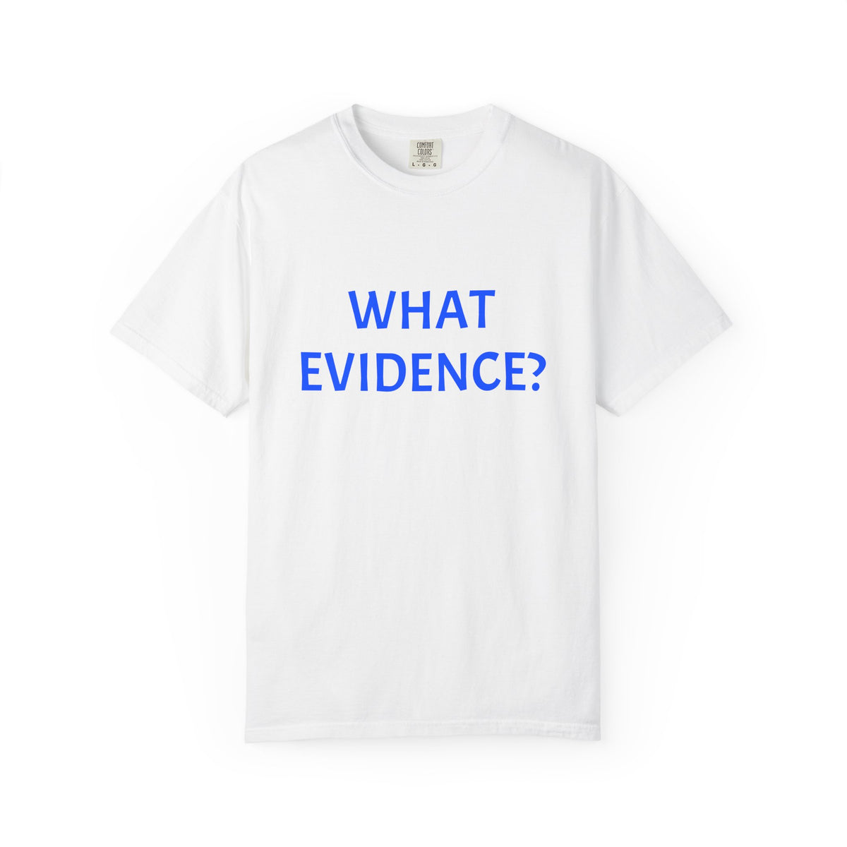 What Evidence? T-Shirt — Funny Skeptic Graphic Tee