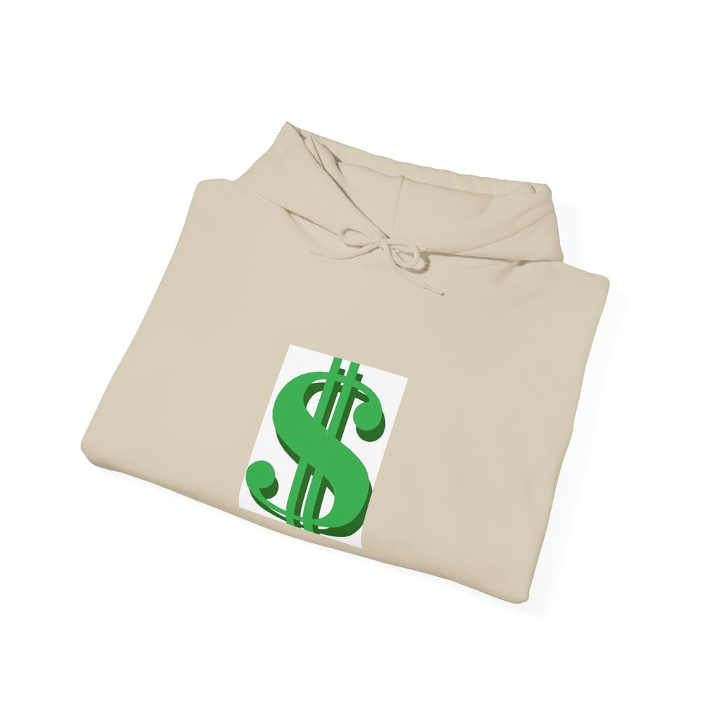 Dollar Sign Hoodie — Green Money Symbol Pullover
