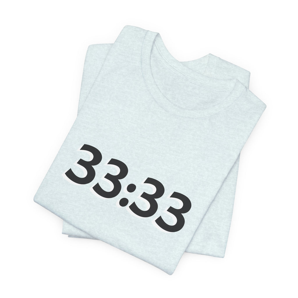 33:33 Take A Guess Tee — Funny Mystery Number Graphic T-Shirt