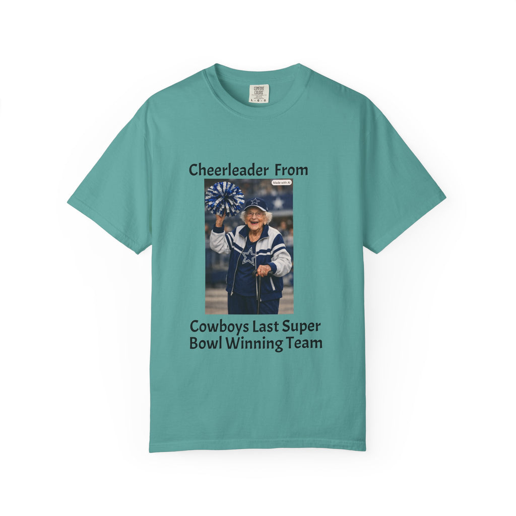 Cowboys Super Bowl Cheerleader T-Shirt — Vintage Fan Tee