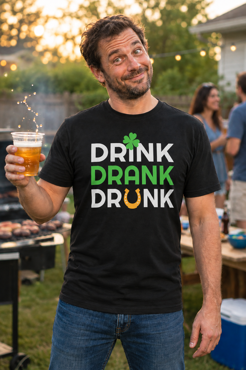 Drink Drank Drunk St. Patrick's Day T-Shirt