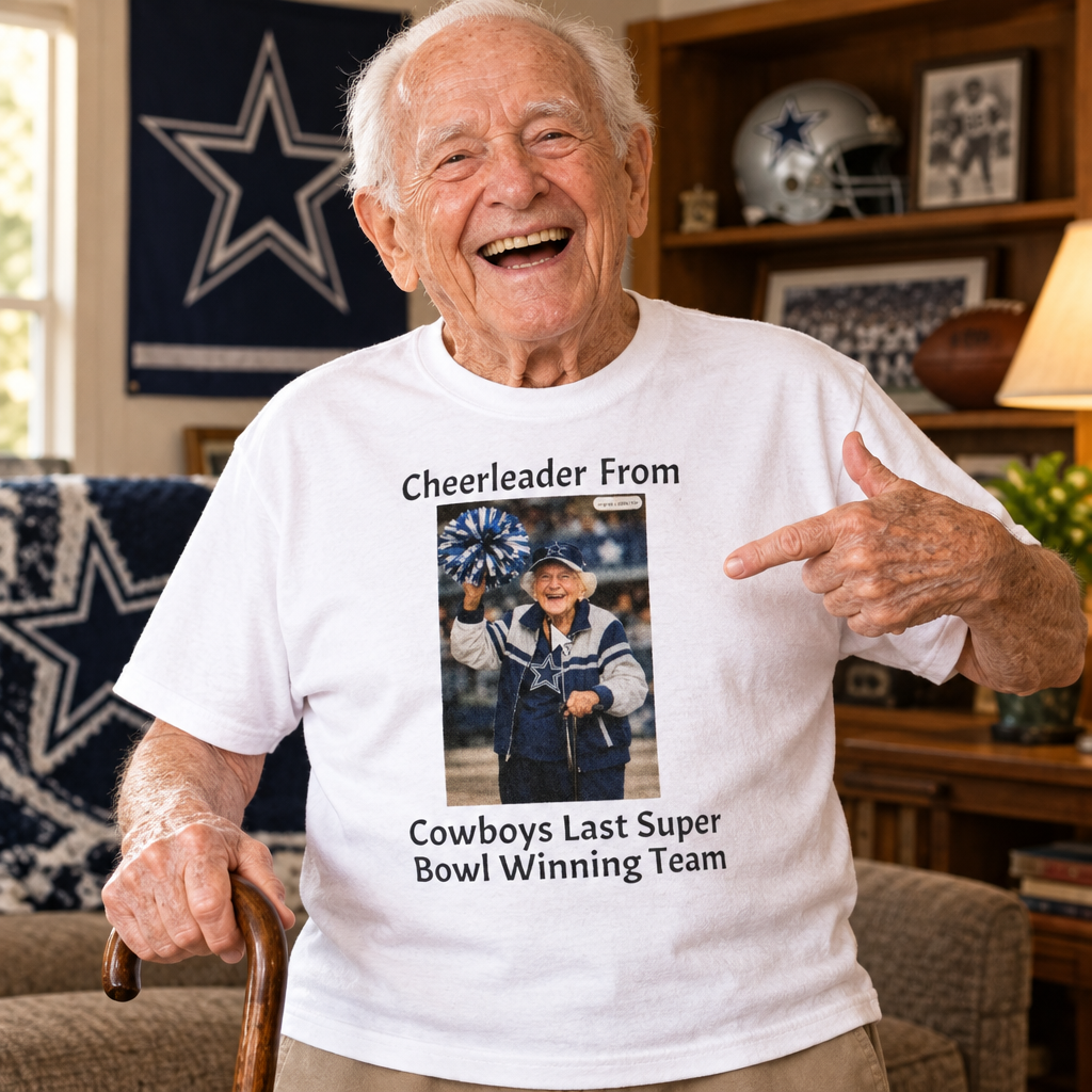 Cowboys Last Super Bowl Winning Team Cheerleader T-Shirt