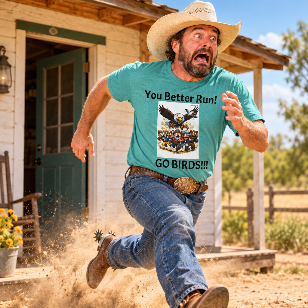 You Better Run! Go Birds!!! T-Shirt