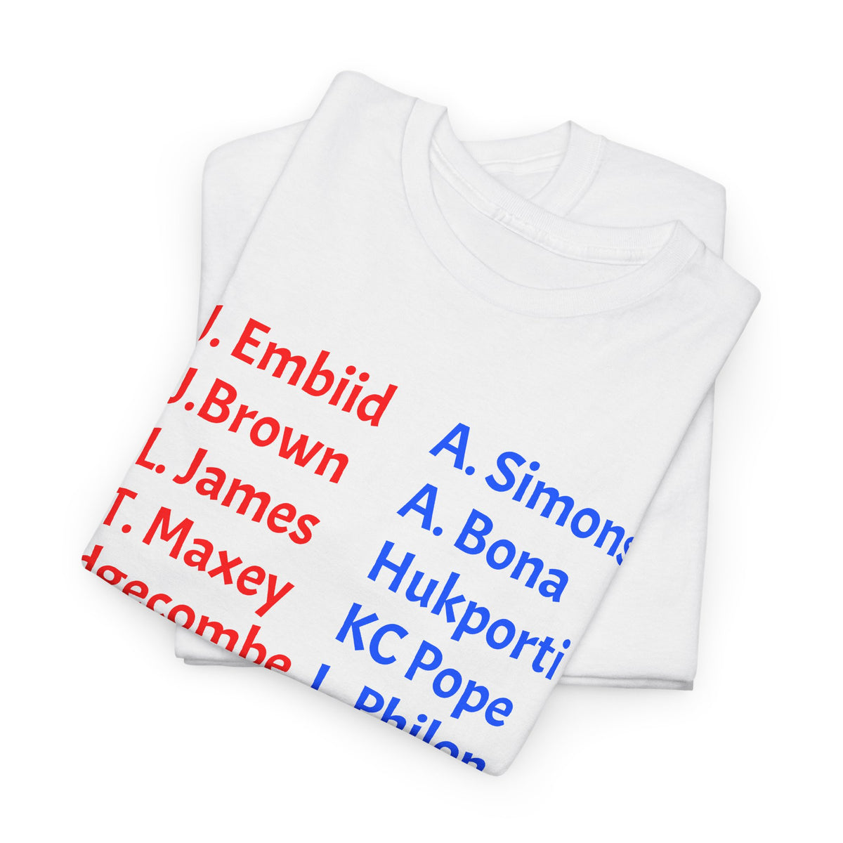 2026-27 Sixers Roster T-Shirt — Philadelphia Basketball Fan Tee