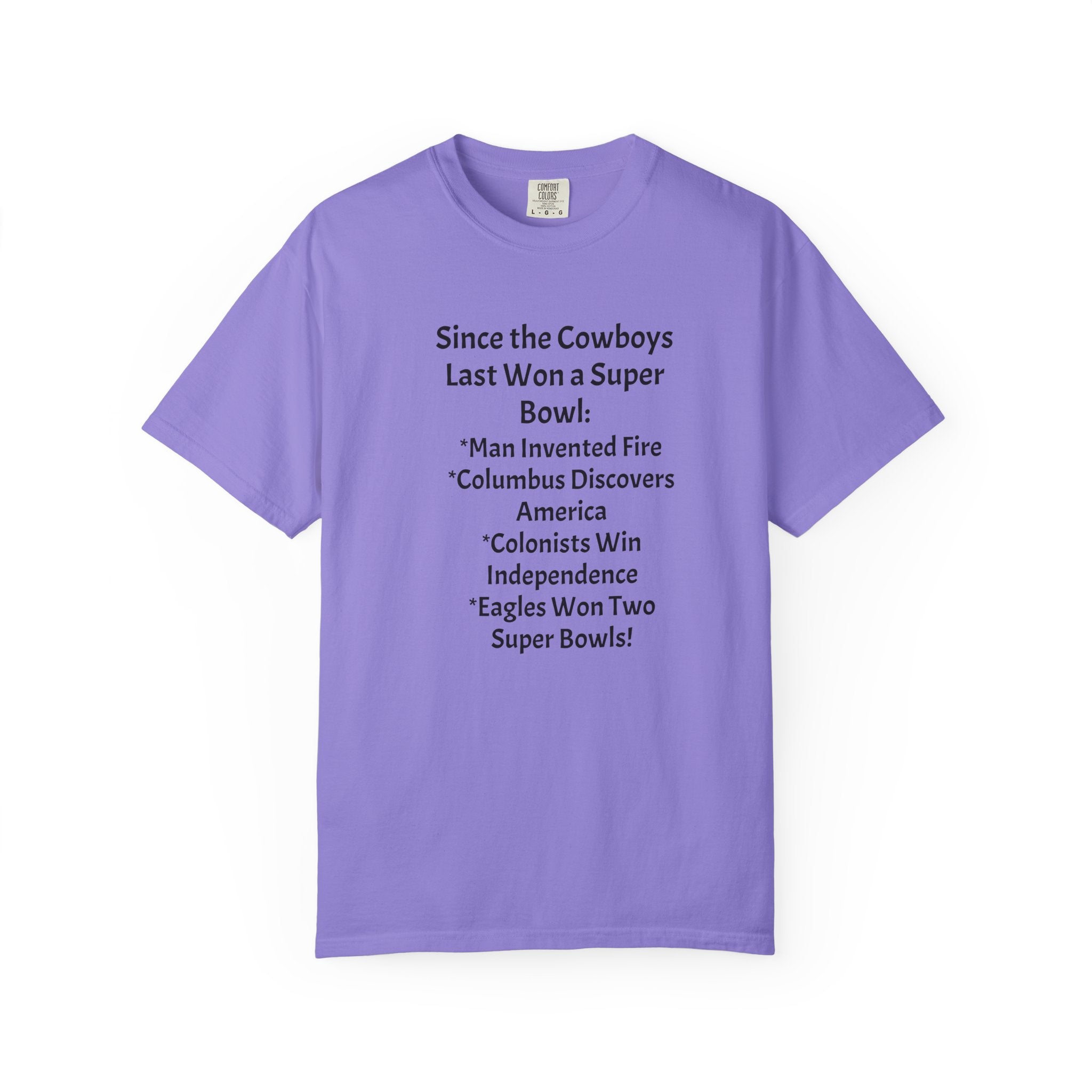 Since the Cowboys Last Won a Super Bowl T-Shirt — Funny Sports History Tee