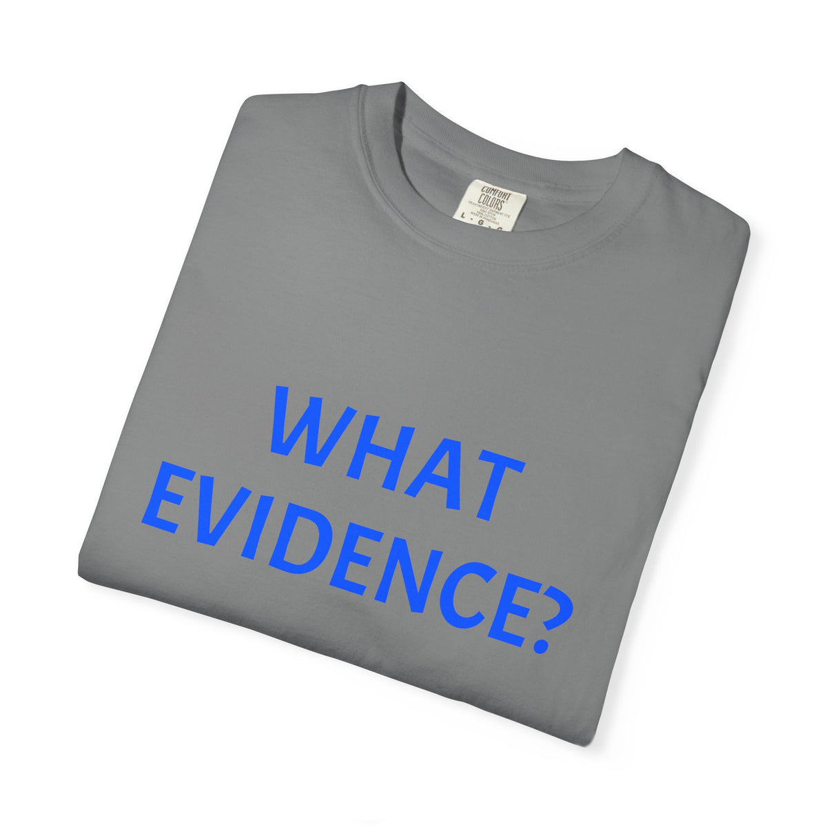 What Evidence? T-Shirt — Funny Skeptic Graphic Tee