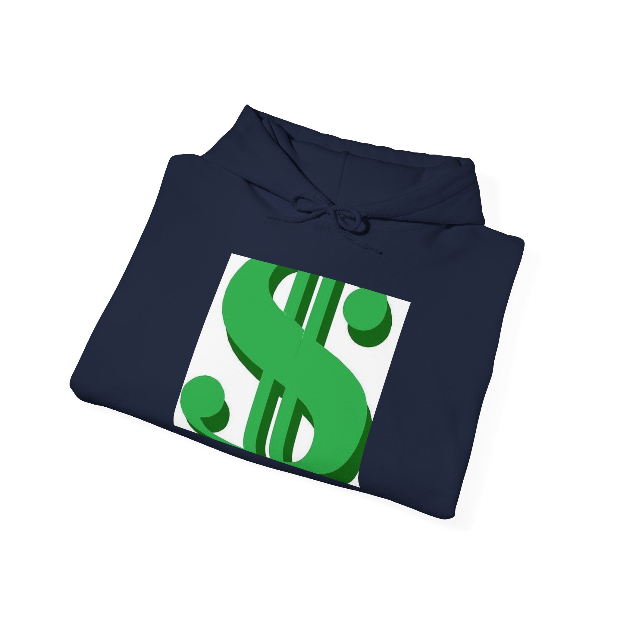 Dollar Sign Graphic Hoodie - Green Money Symbol Pullover