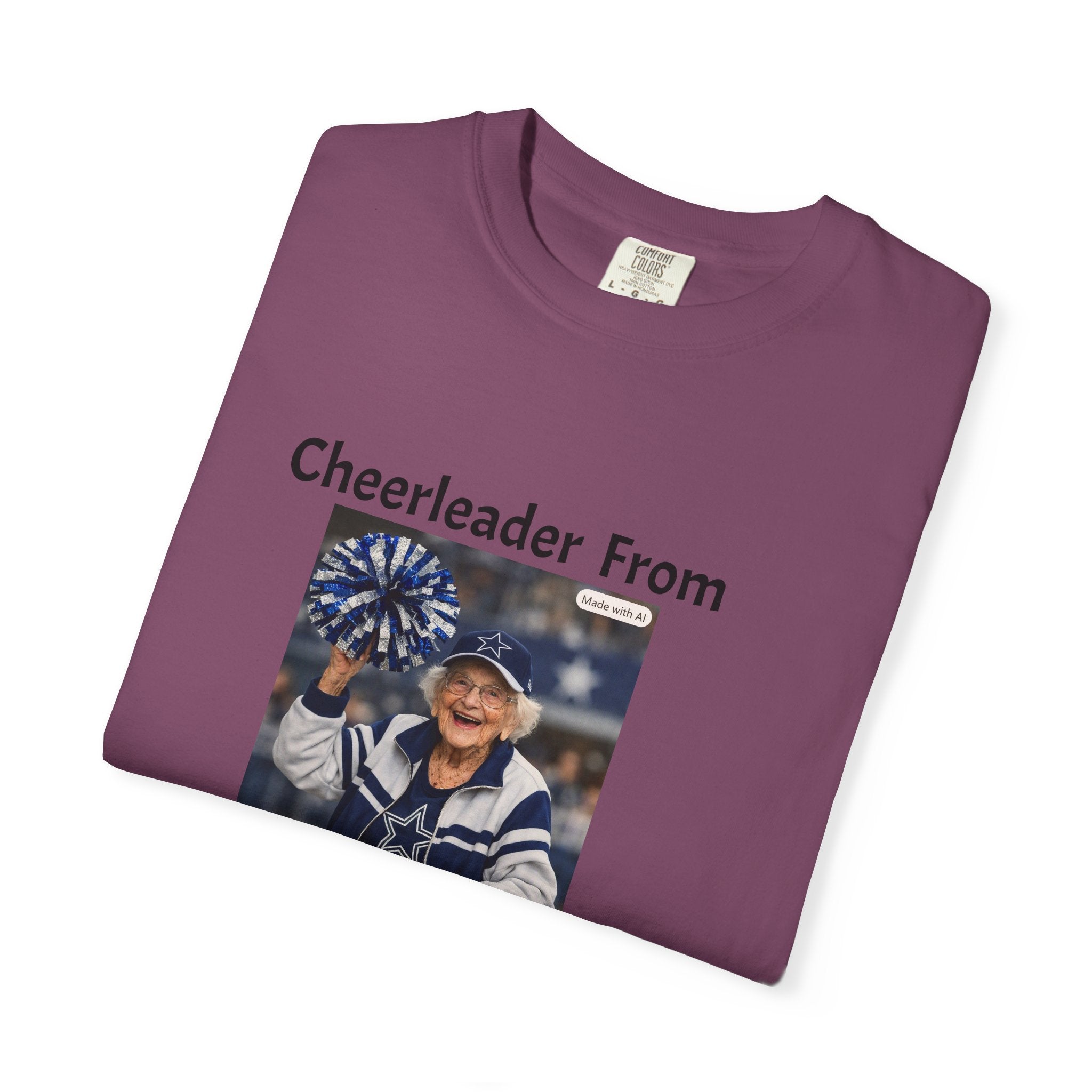 Cowboys Super Bowl Cheerleader T-Shirt — Vintage Fan Tee