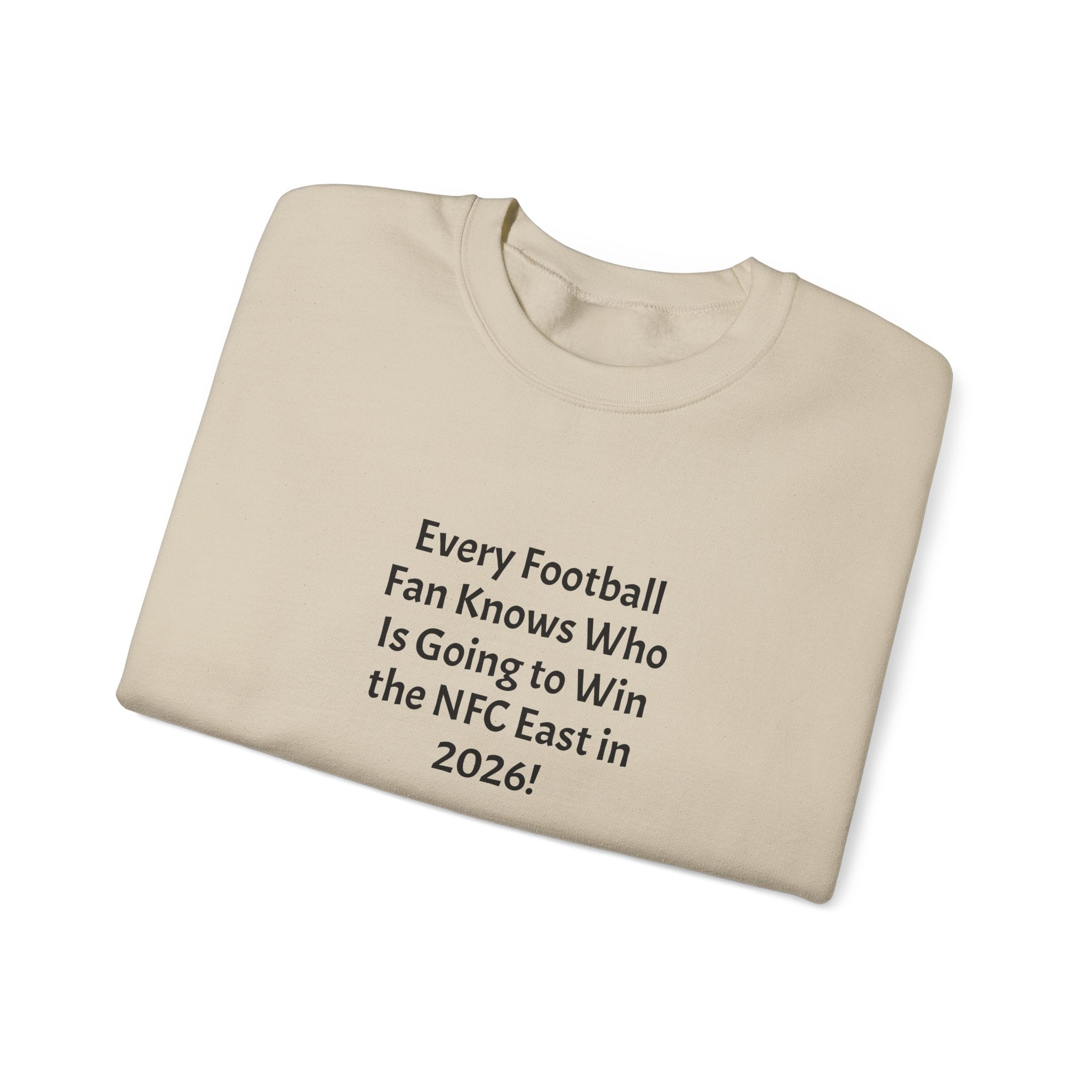 NFC East 2026 Prediction Crewneck Sweatshirt - "GO BIRDS!" Football Fan Pullover
