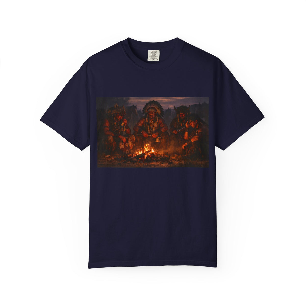 Reflection by the Fire
