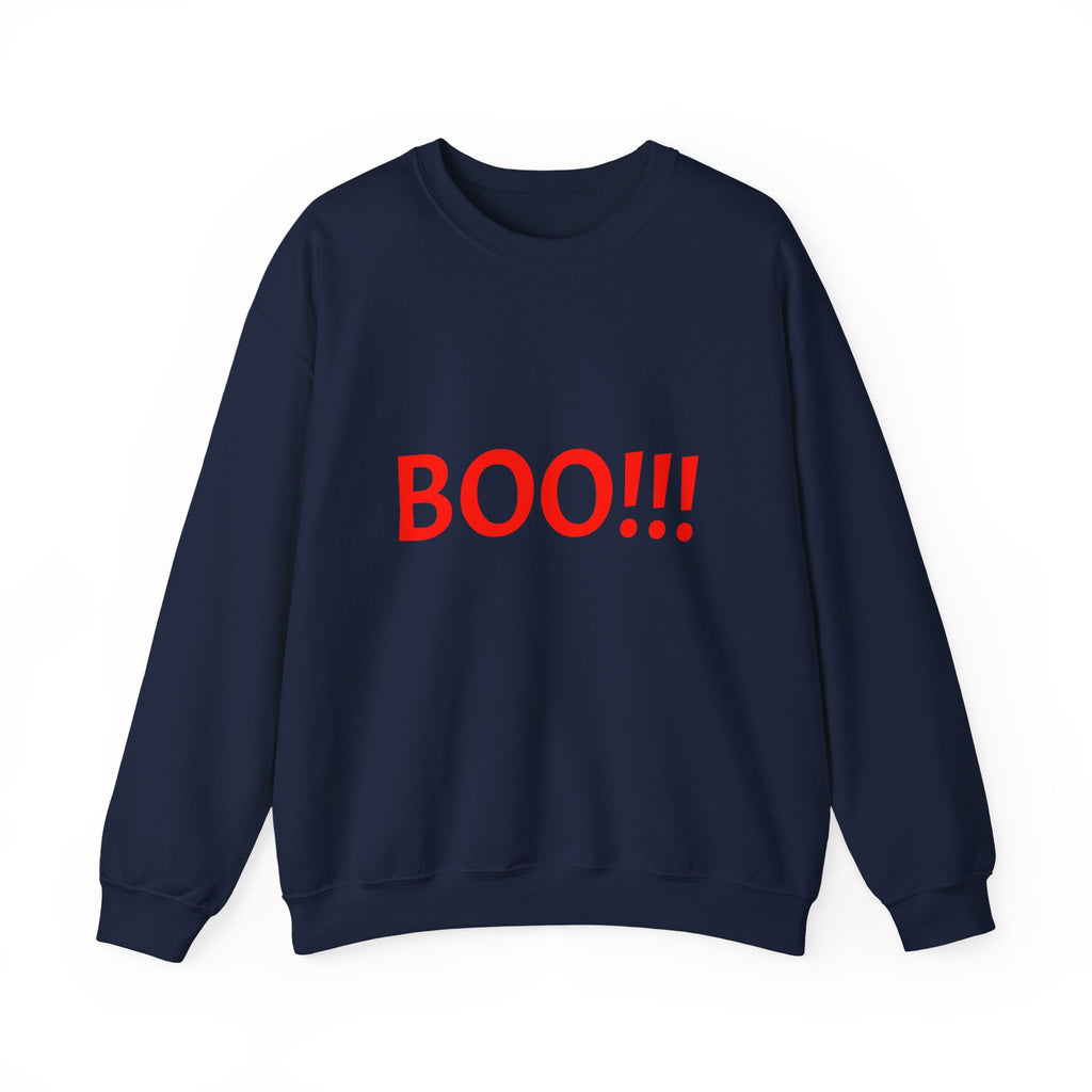 BOO!!! Halloween Crewneck Sweatshirt