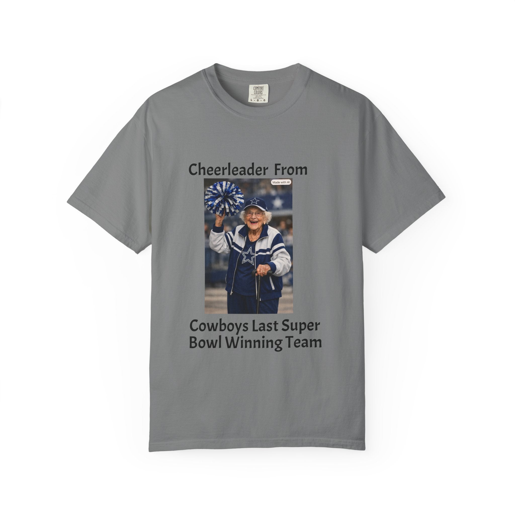Cowboys Super Bowl Cheerleader T-Shirt — Vintage Fan Tee