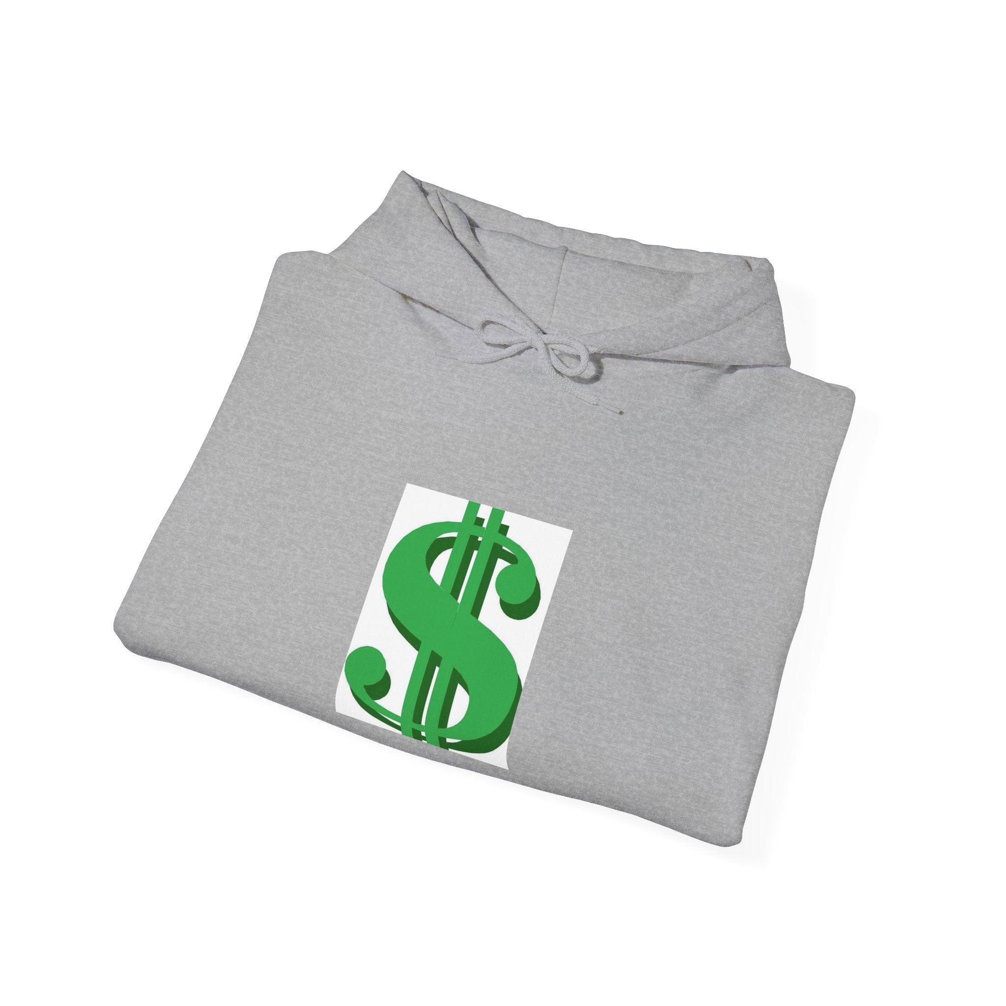 Dollar Sign Hoodie — Green Money Symbol Pullover