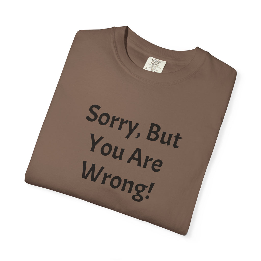 Sorry, But You Are Wrong! T-Shirt