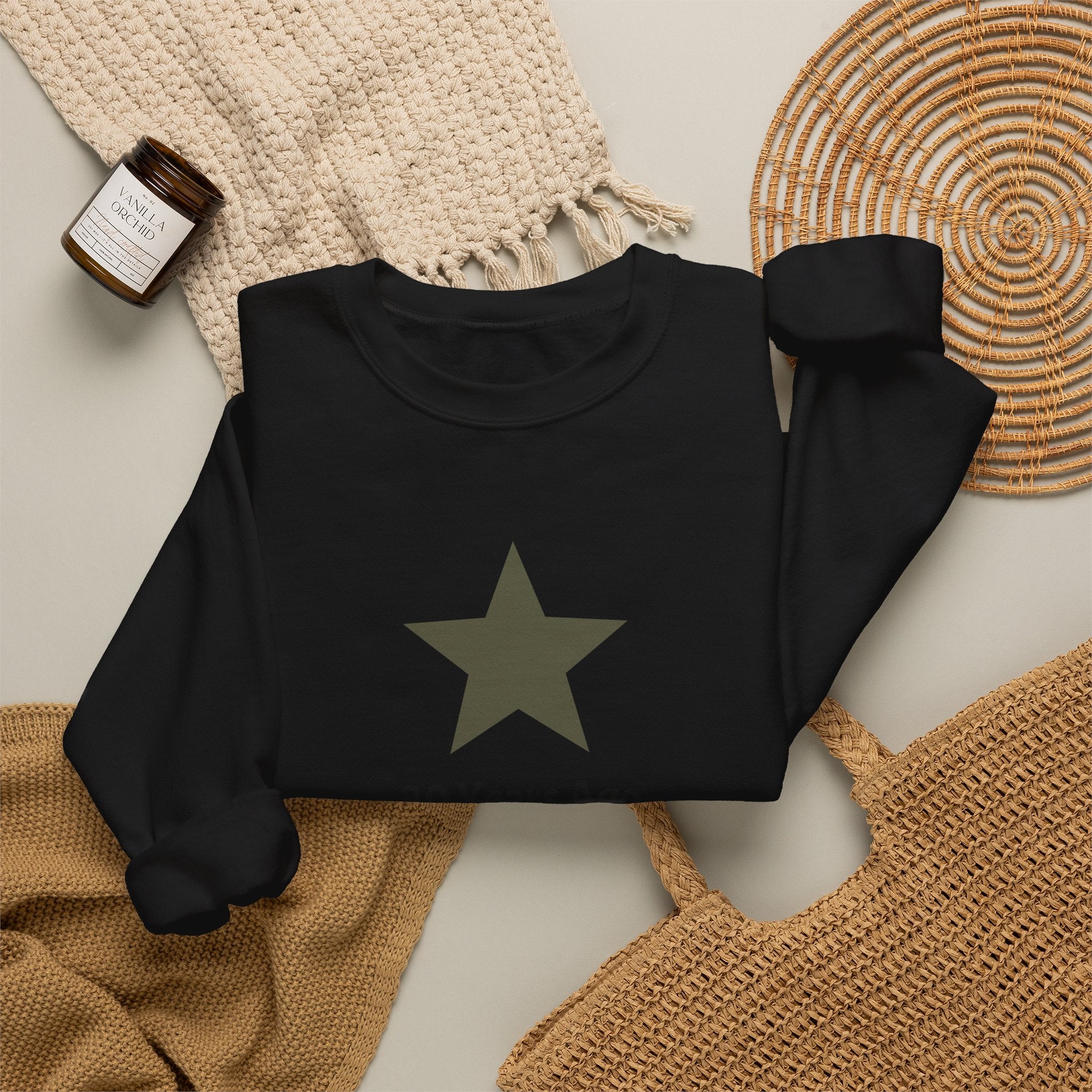 Crewneck Sweatshirt — '30 Years Ago this Star Shined Brightly in Dallas. Not Anymore!' Memorial Star Design