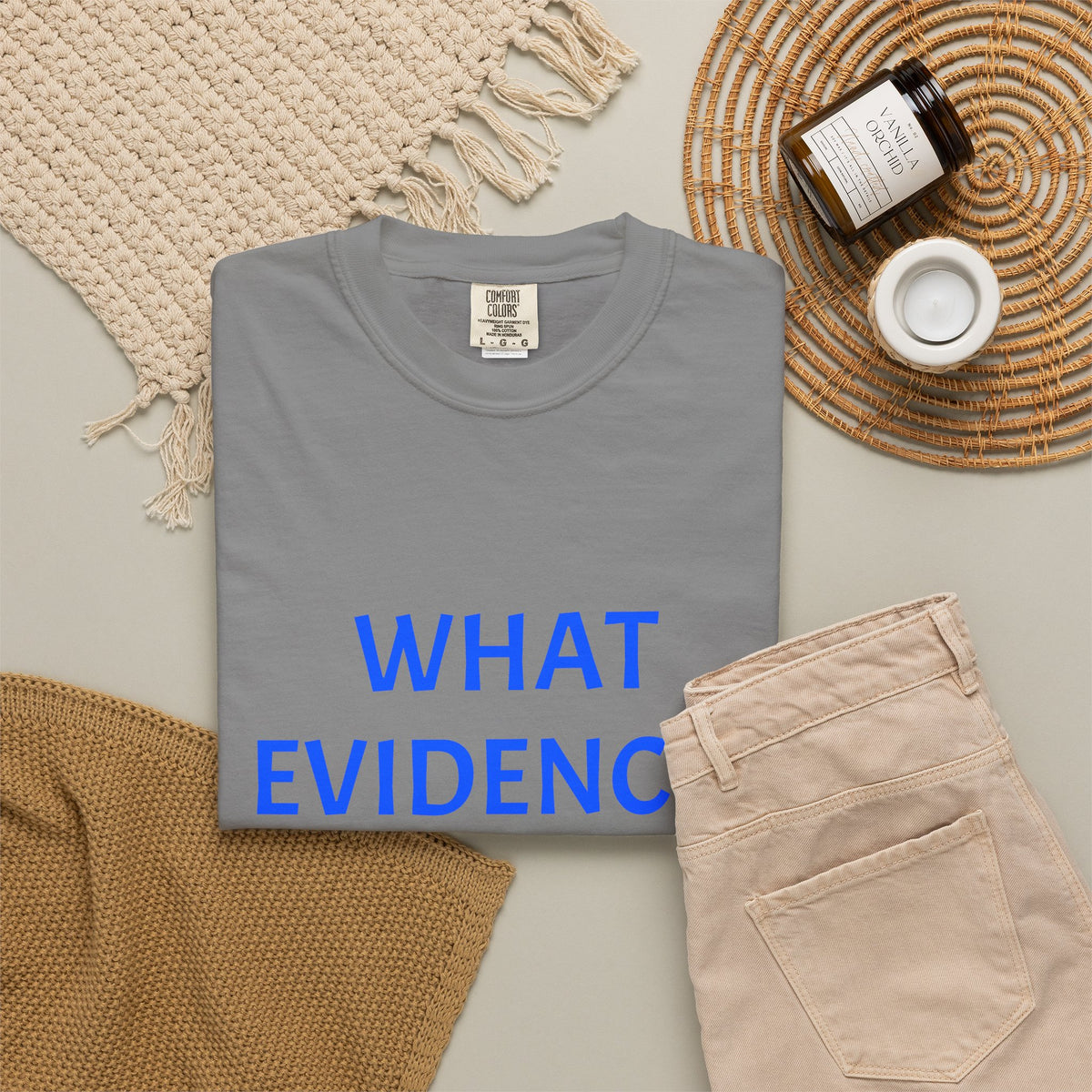 What Evidence? T-Shirt — Funny Skeptic Graphic Tee