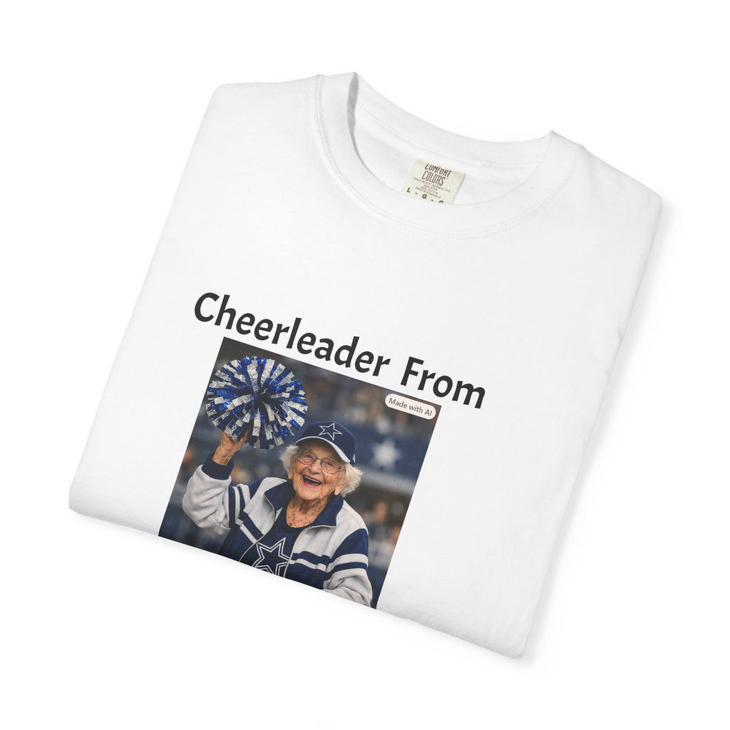 Cowboys Super Bowl Cheerleader T-Shirt — Vintage Fan Tee