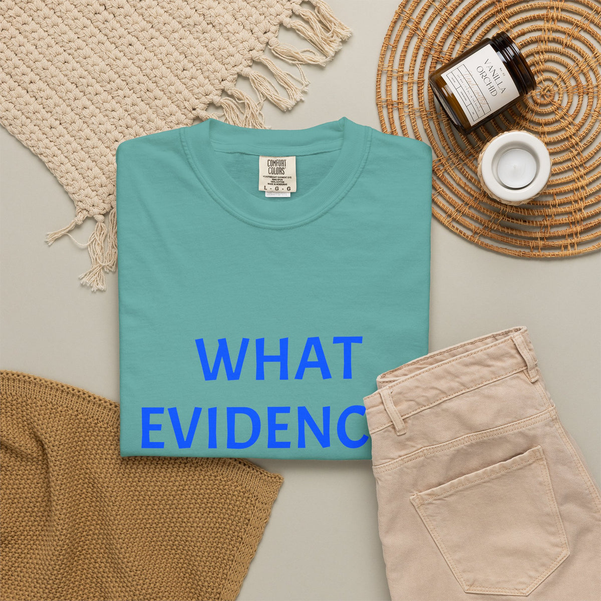 What Evidence? T-Shirt — Funny Skeptic Graphic Tee