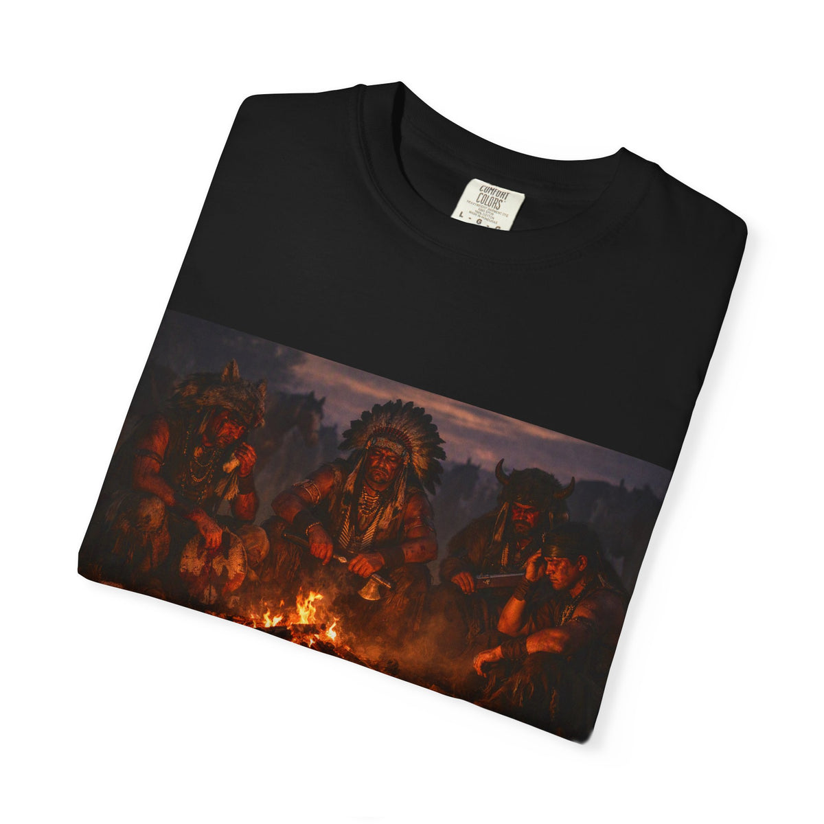 Reflection by the Fire