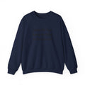 Crewneck Sweatshirt — “How Do You Keep an Idiot in Suspense?” Funny Quote Pullover