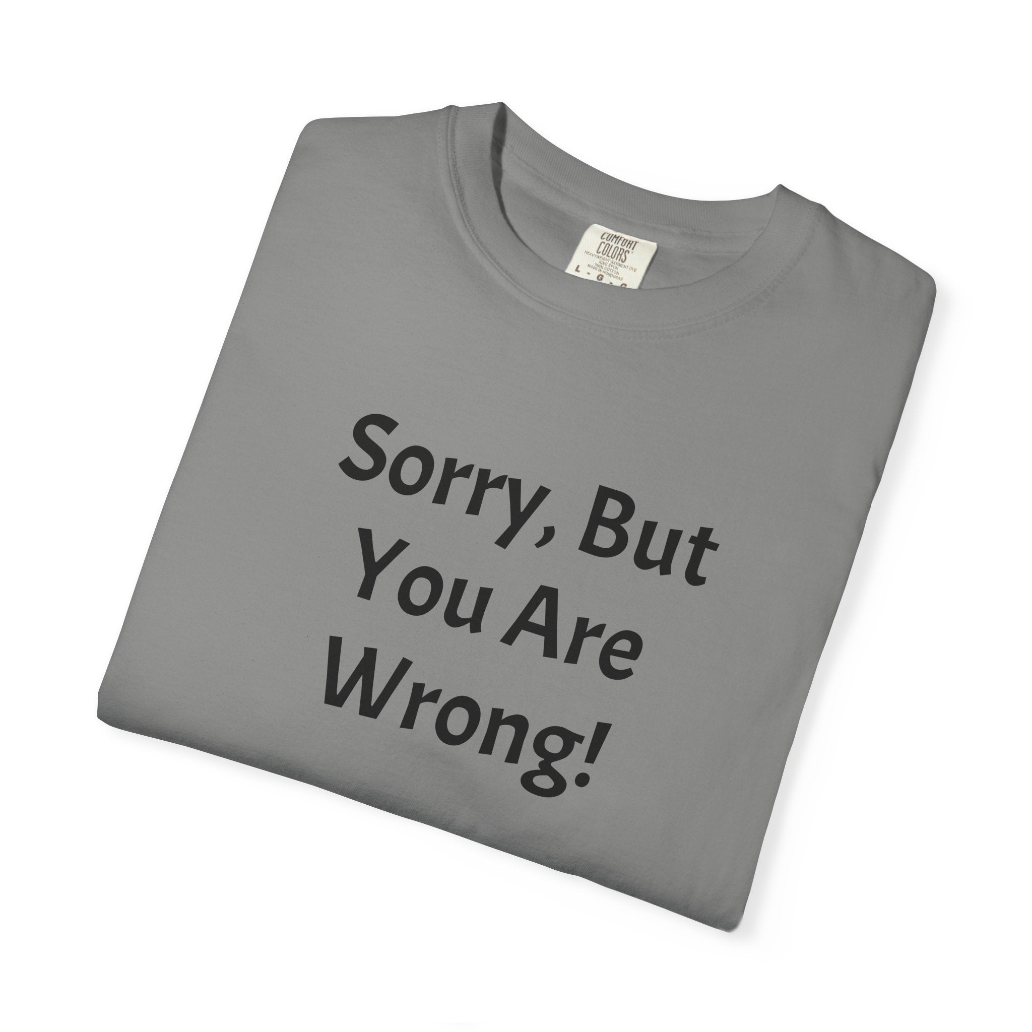 Sorry, But You Are Wrong! T-Shirt