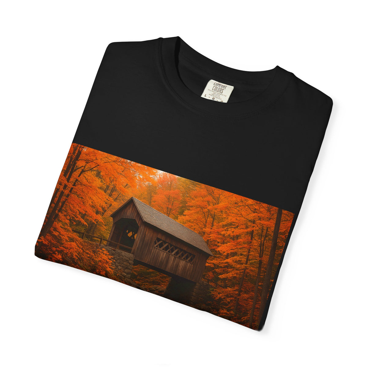 Autumn Covered Bridge T-Shirt