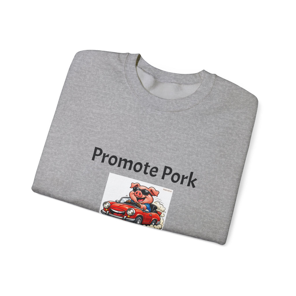 Promote Pork Run Over a Chicken Sweatshirt